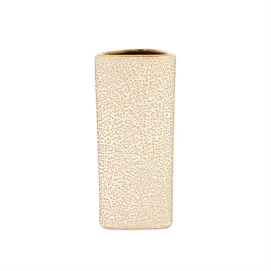 Die Vase Dotangle Large auf weißem Hintergrund, aus der Nähe fotografiert - By-Boo