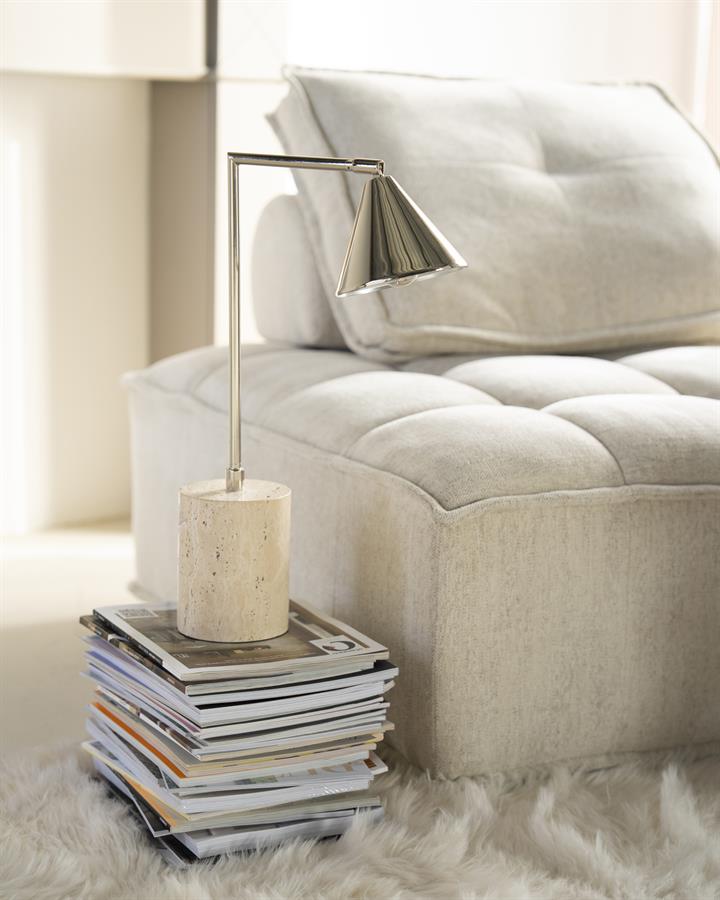 Lumina Silver Table Lamp - By-Boo