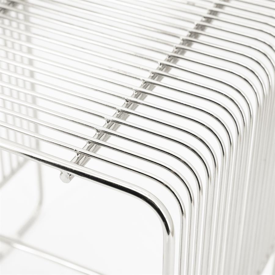 WireWorks Stool Silver - By-Boo