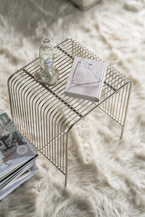 WireWorks Stool Silver - By-Boo