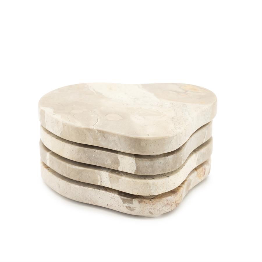Onderzetters Marrone beige (set van 4) - By-Boo