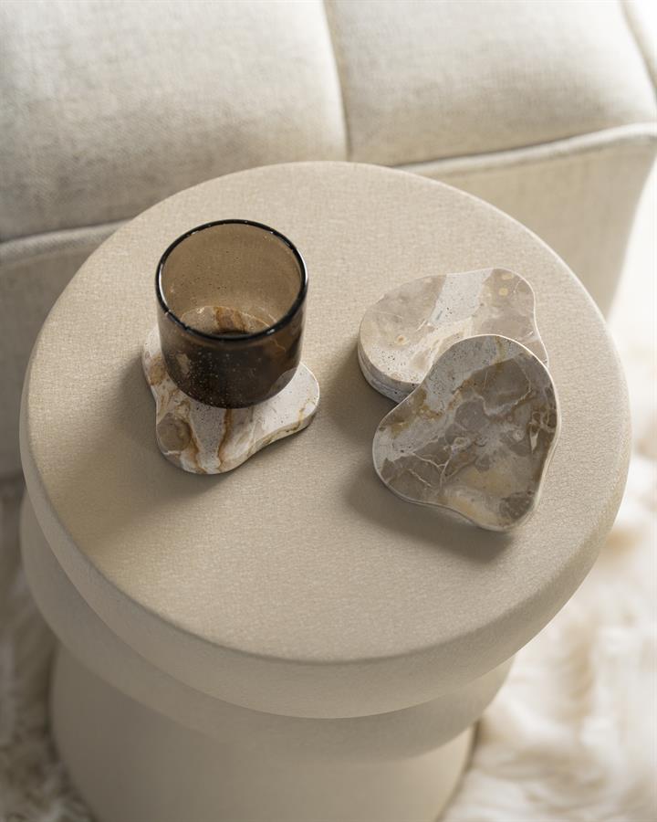 Onderzetters Marrone beige (set van 4) - By-Boo