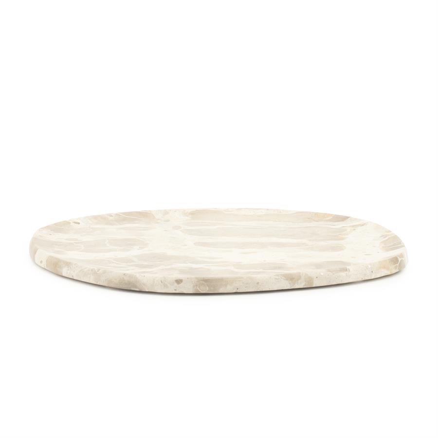 Dienblad Marrone marmer beige - By-Boo