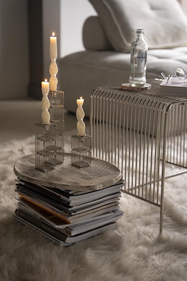 Dienblad Marrone marmer beige - By-Boo