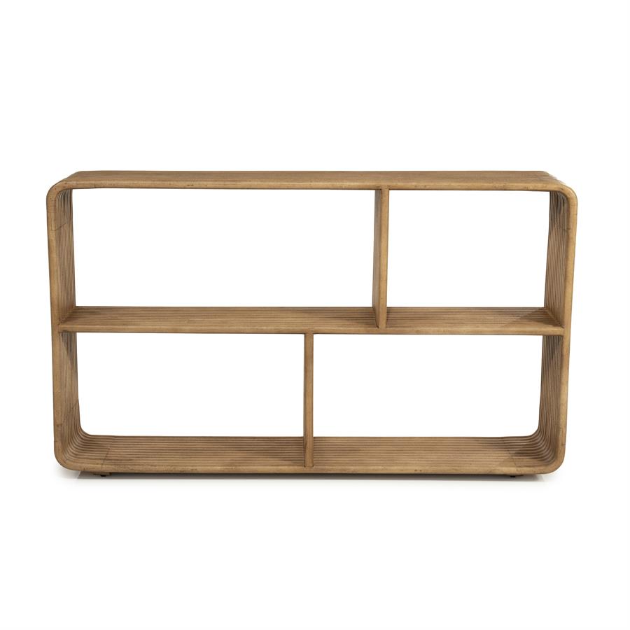 Sideboard Rigato mit offenen Fächern in einer Studio-Umgebung auf weißem Hintergrund - By-Boo