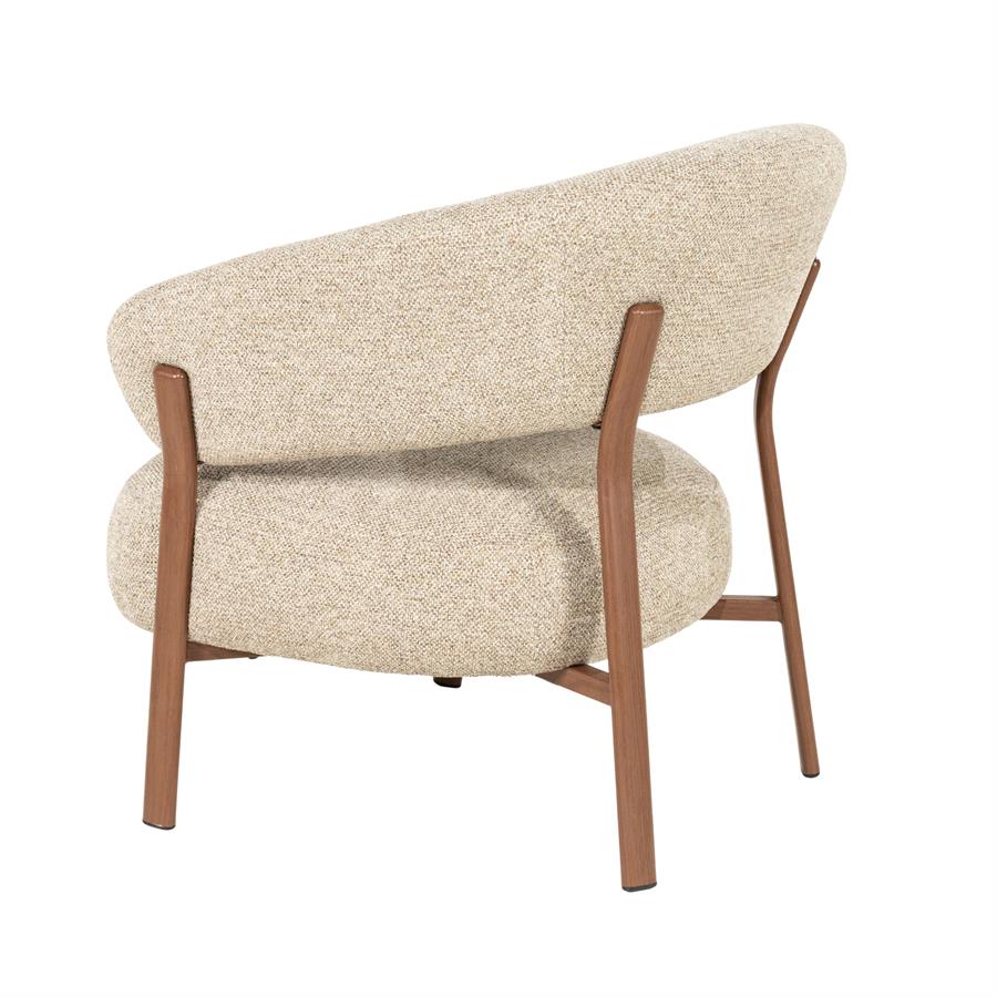 Sessel Sedia von By-Boo, schräg von hinten fotografiert auf weißem Hintergrund