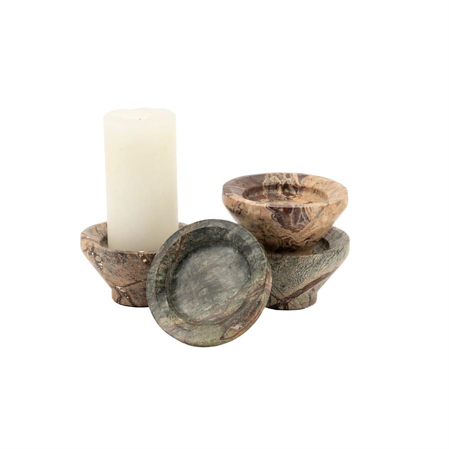Candle Sumi Large, Set of 4 - By-Boo