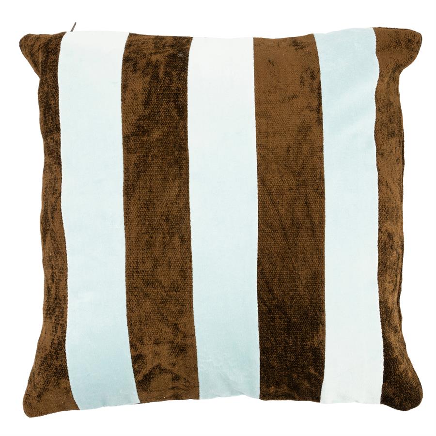 Stripey Cushion /Brown - By-Boo