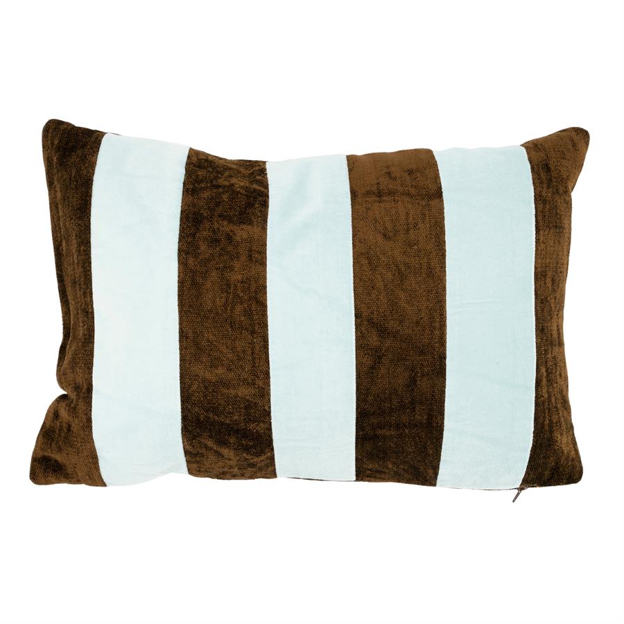 Stripey Cushion /Brown - By-Boo