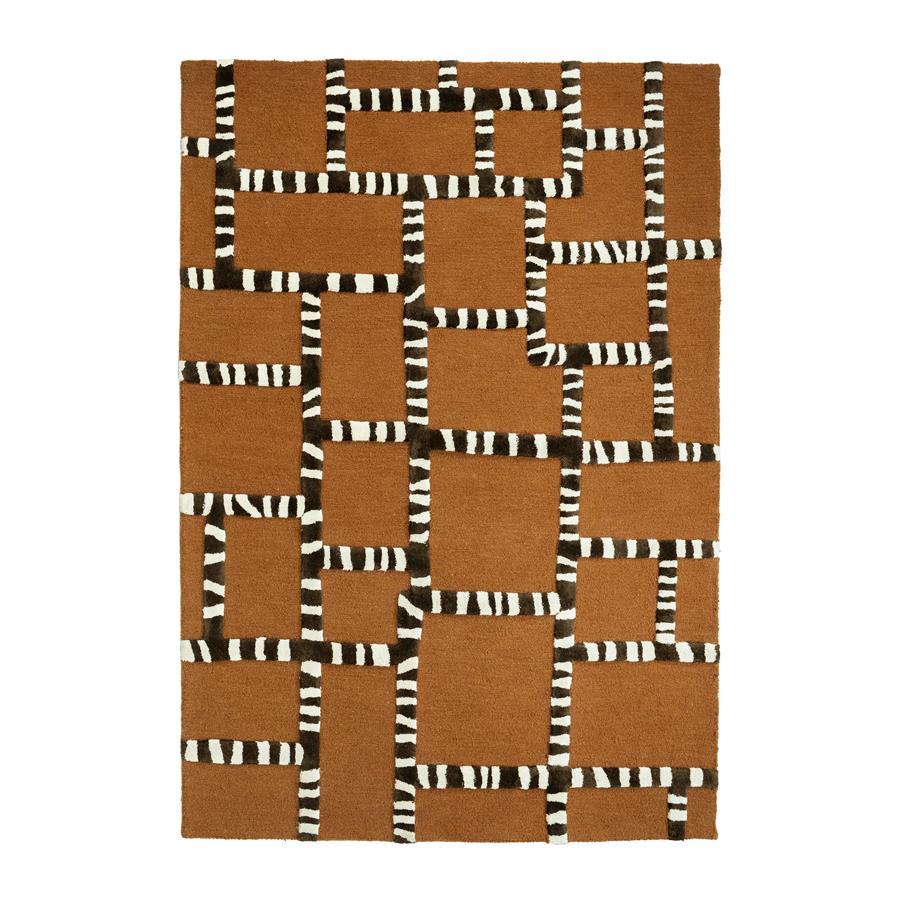 Vloerkleed StripeScape Caramel - By-Boo