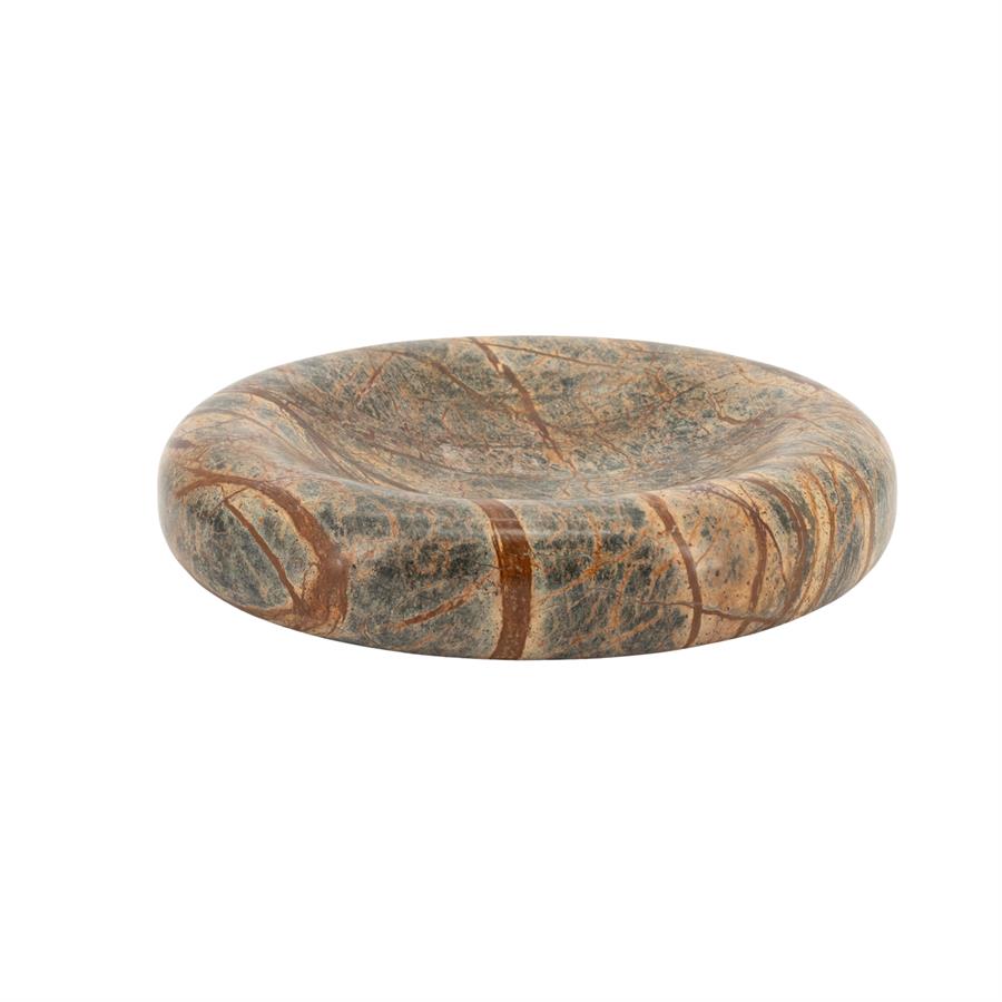 Schaal Donut marmer bruin - By-Boo