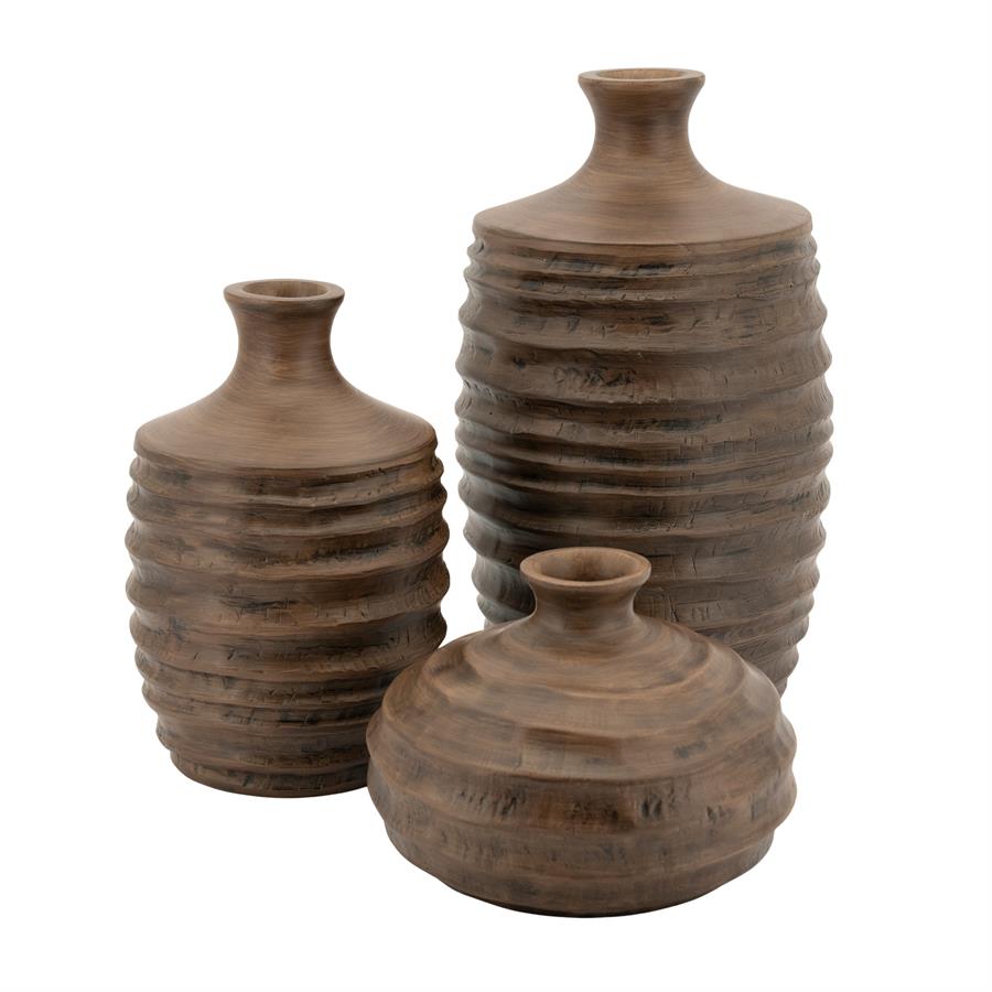 Ribera Vase Brown - By-Boo