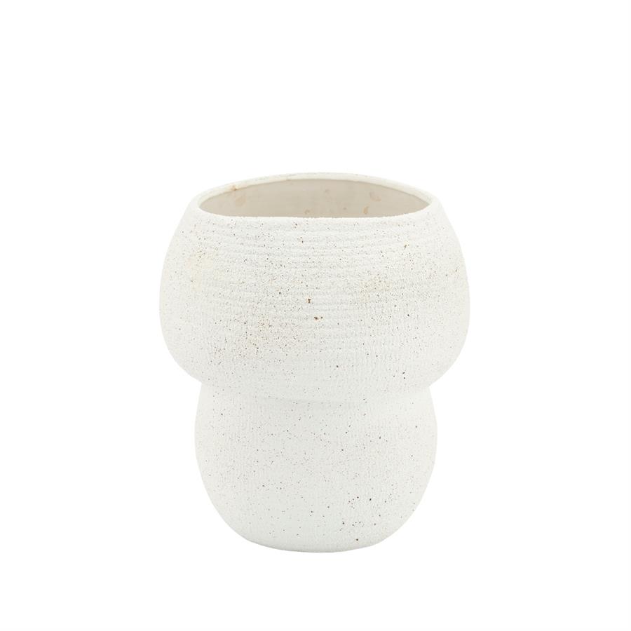 Grava Vase Off White - By-Boo