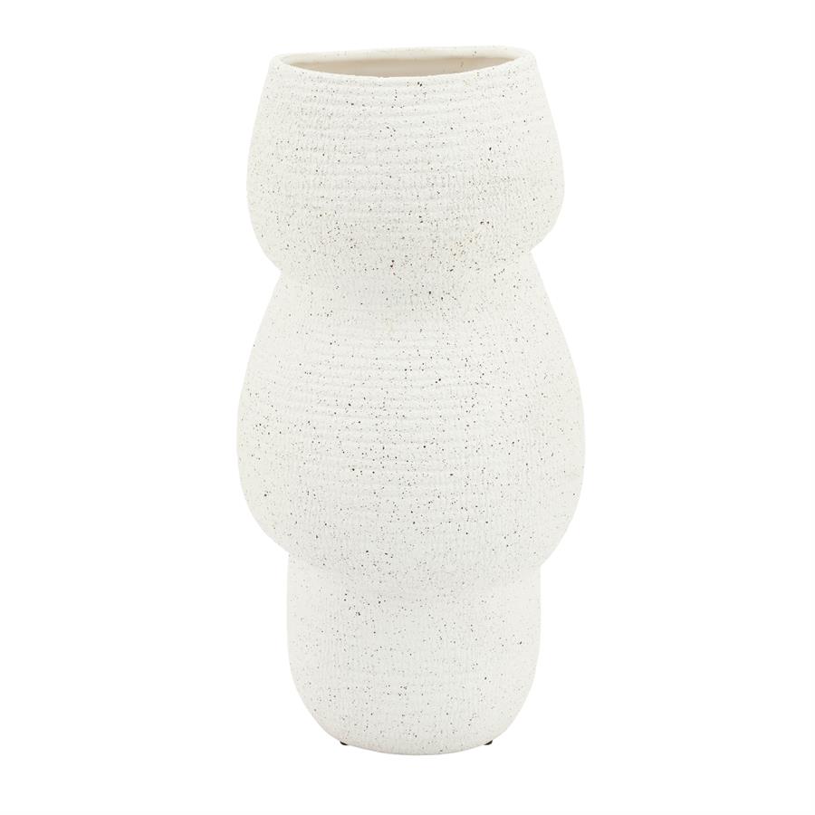 Grava Vase Off White - By-Boo
