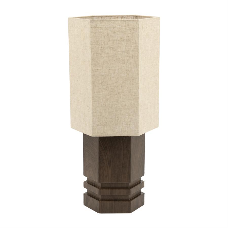 Kurai Table Lamp Brown - By-Boo