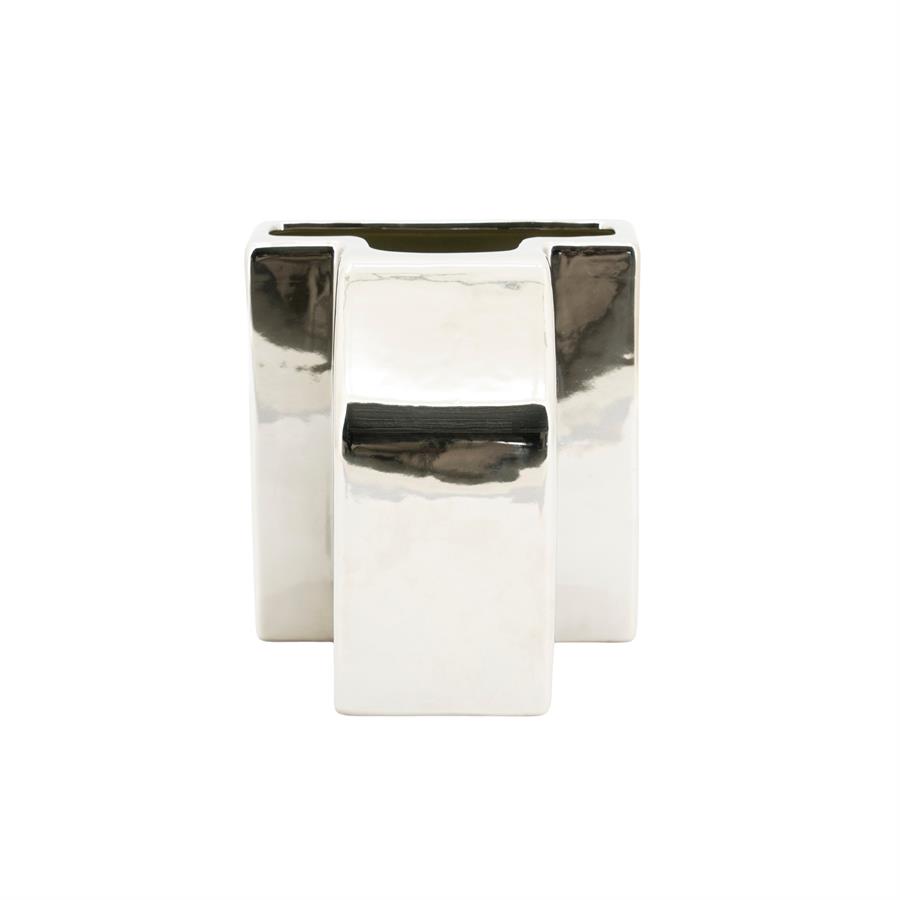 Silv Vase silver - By-Boo