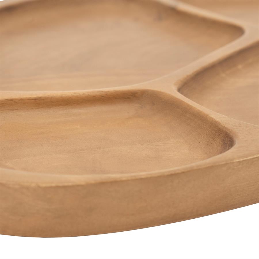 Dienblad Ushi mangohout - By-Boo