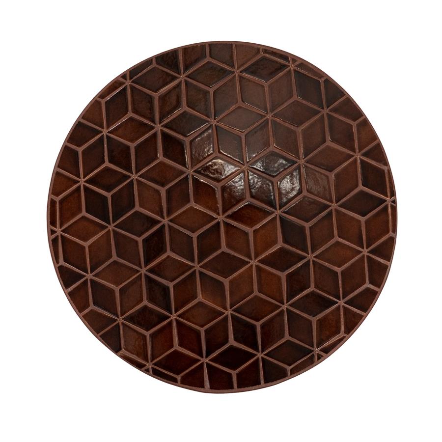 Tisch Patterna (Ijzer & keramiek, Brown) - By-Boo