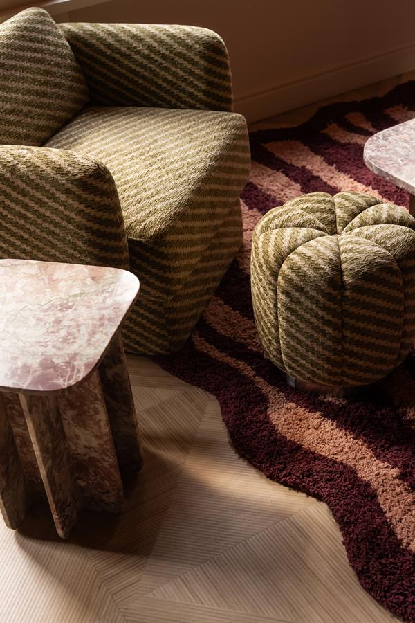 Minuit Pink Marble Side Table - By-Boo