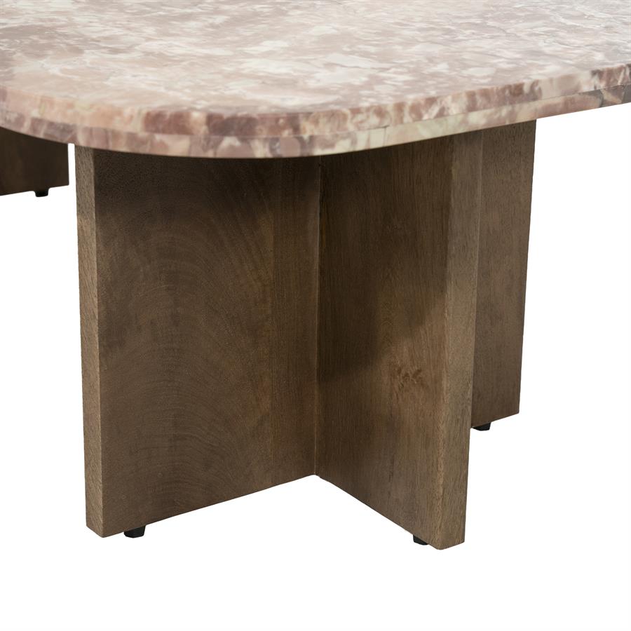 Salontafel Haussmann roze - By-Boo