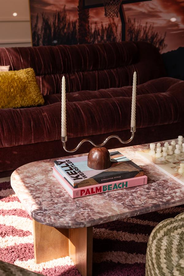 Haussmann Coffee Table Pink - By-Boo