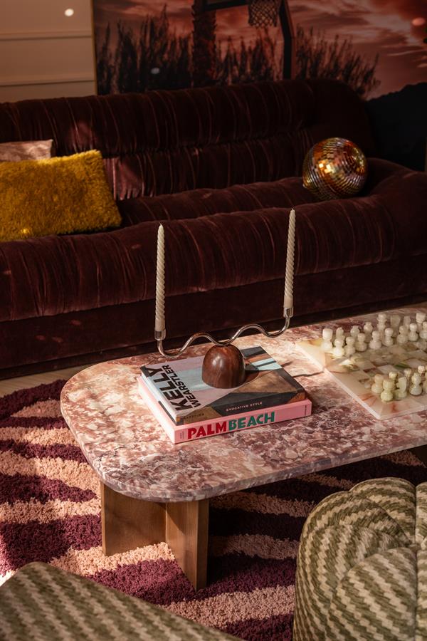 Couchtisch Haussmann rosa - By-Boo