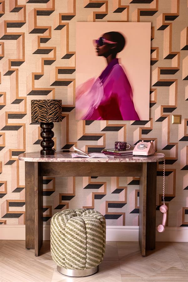Sidetable Haussmann roze - By-Boo