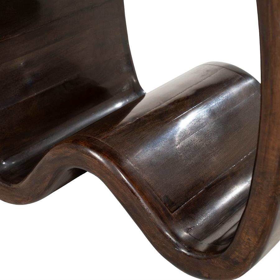 Glossia Brown Side Table - By-Boo