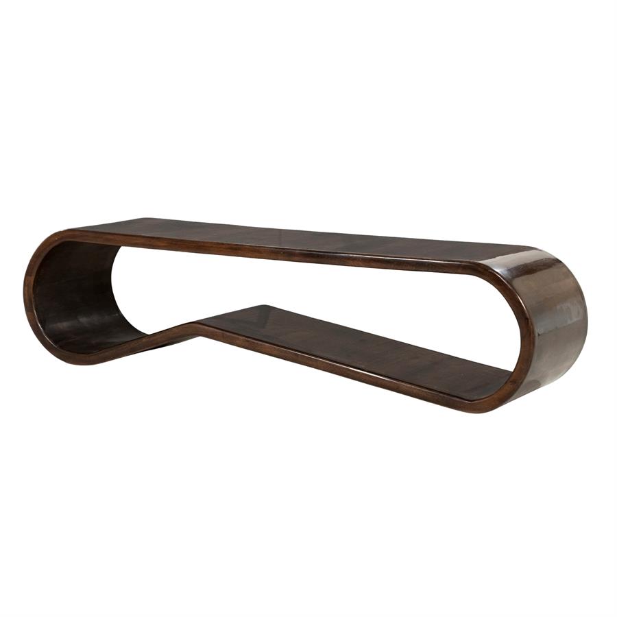 TV-Schrank Glossia Mangoholz braun - By-Boo