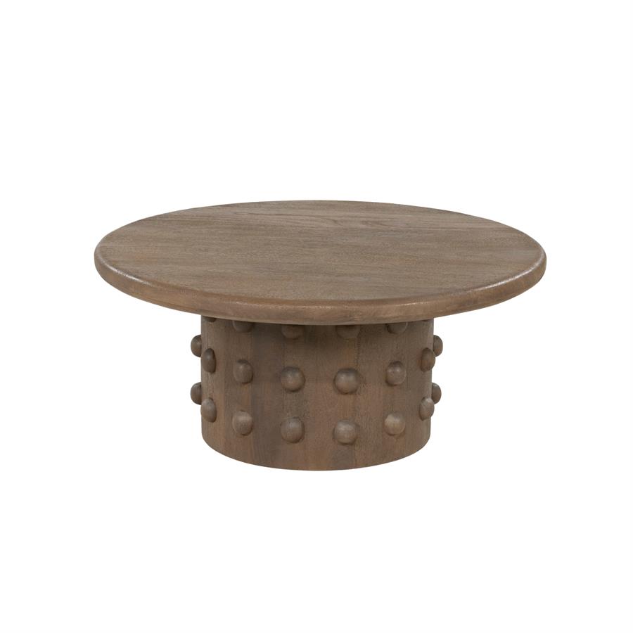 Salontafel PopDot bruin mangohout - By-Boo