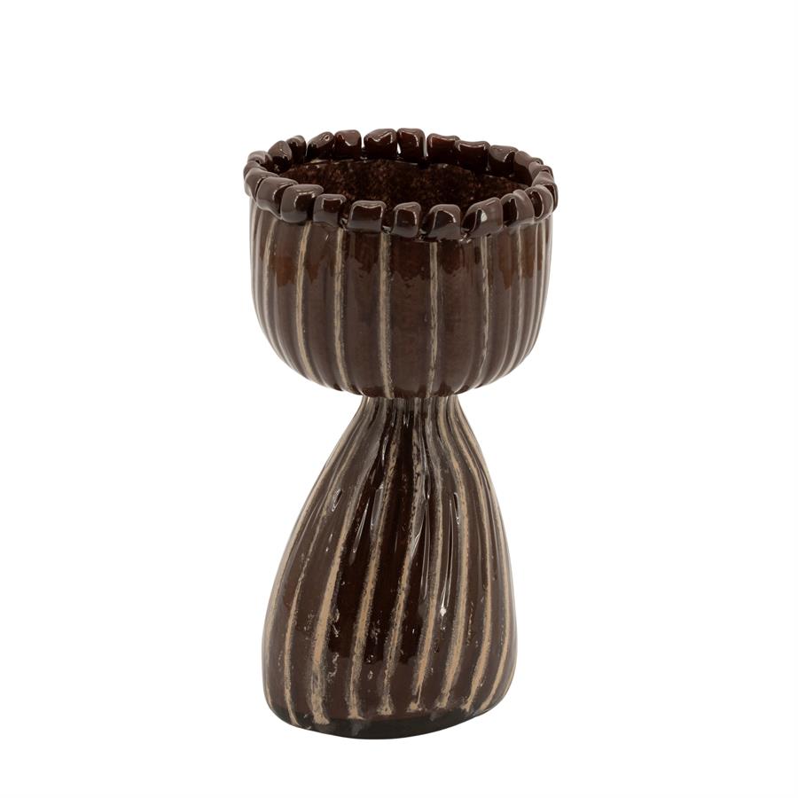 Drizzle 2 Vase Brown - By-Boo