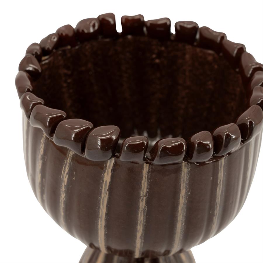 Drizzle 2 Vase Brown - By-Boo