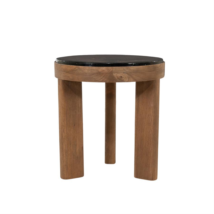 Lucent Side Table Mango Wood Brown - By-Boo