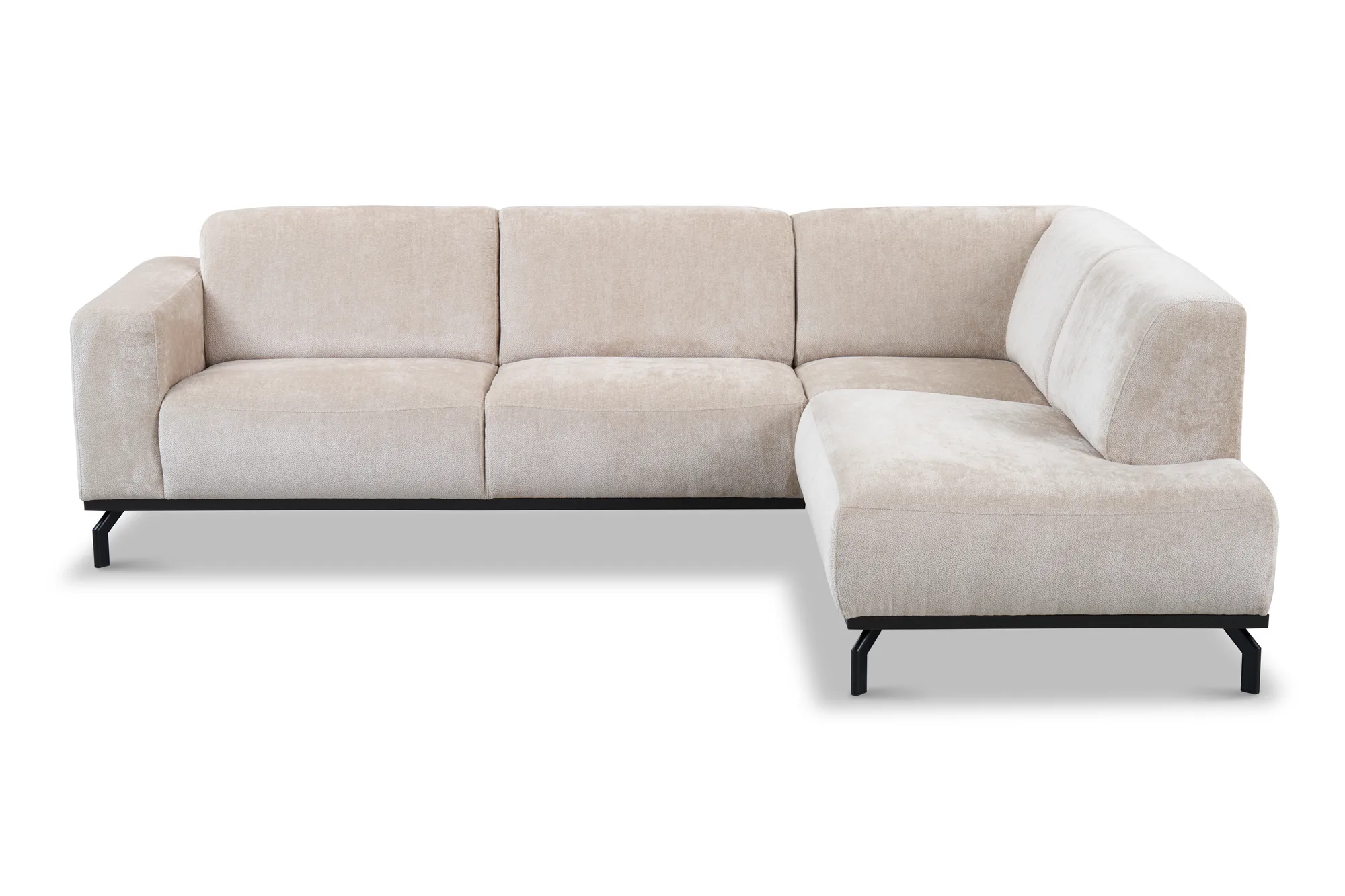 Ecksofa Avola Aphrodite 03 (Stoff, Beige) - Mokana Furniture
