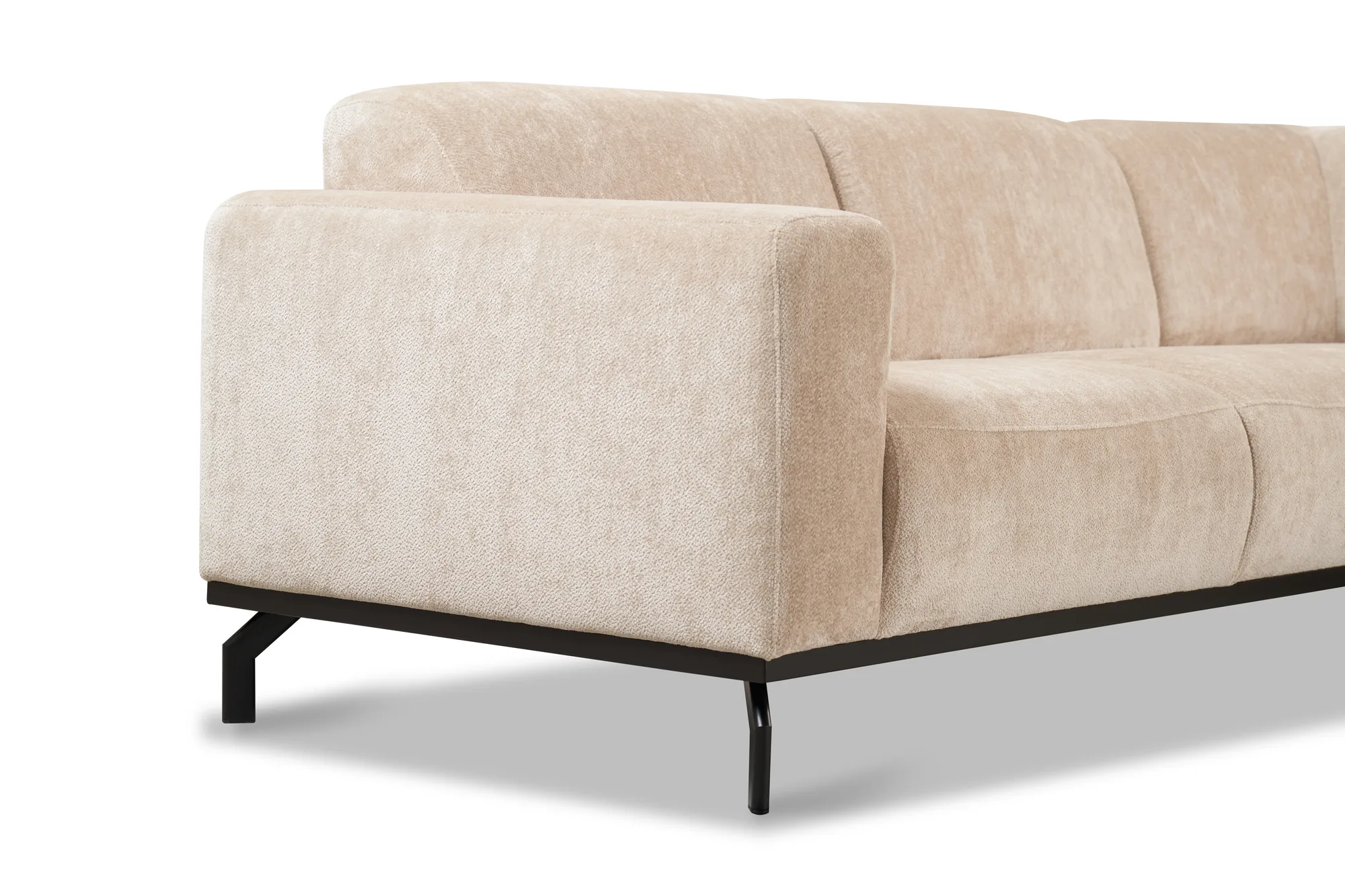 Ecksofa Avola Aphrodite 03 (Stoff, Beige) - Mokana Furniture