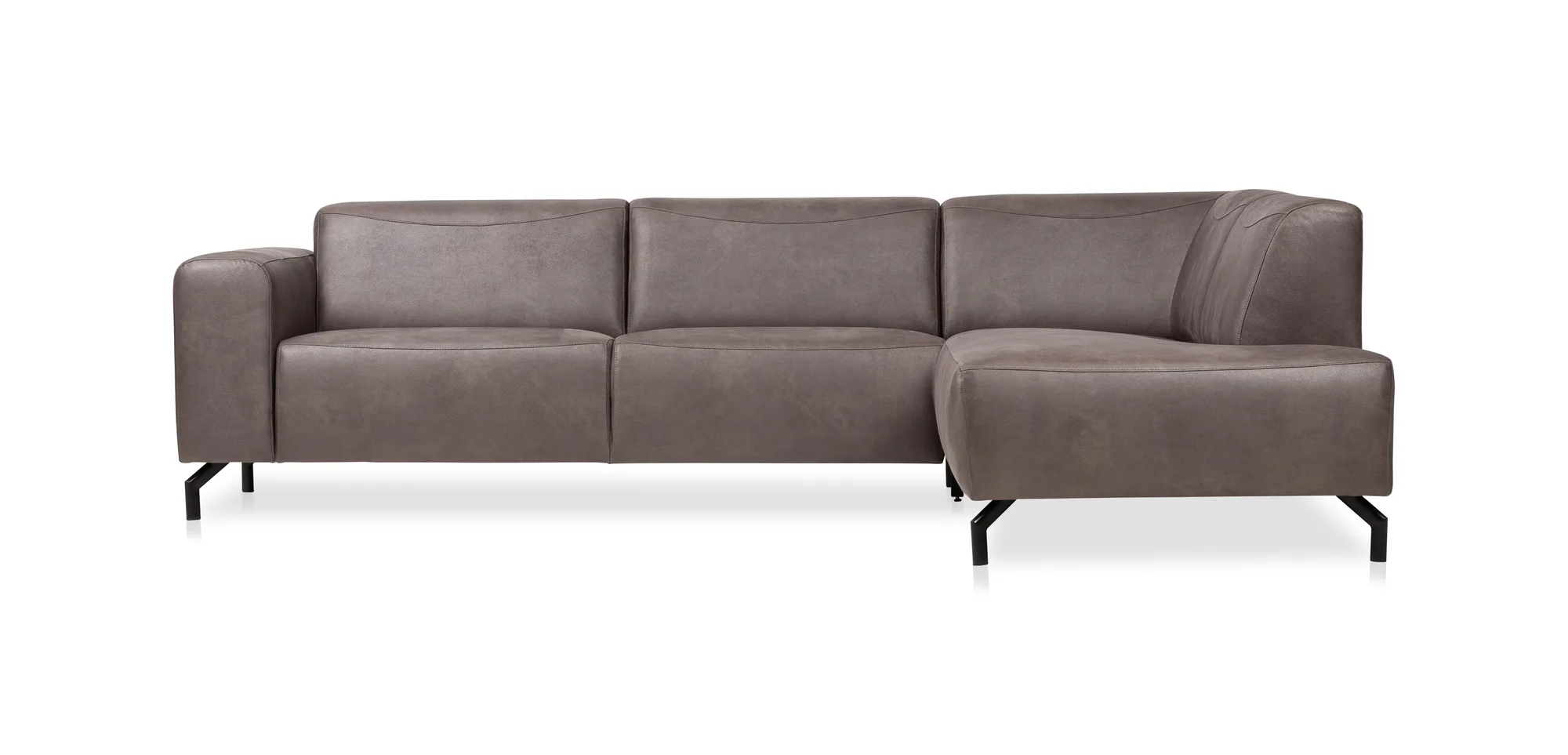 Ecksofa Bari (Stoff, Anthrazit) - Mokana Furniture