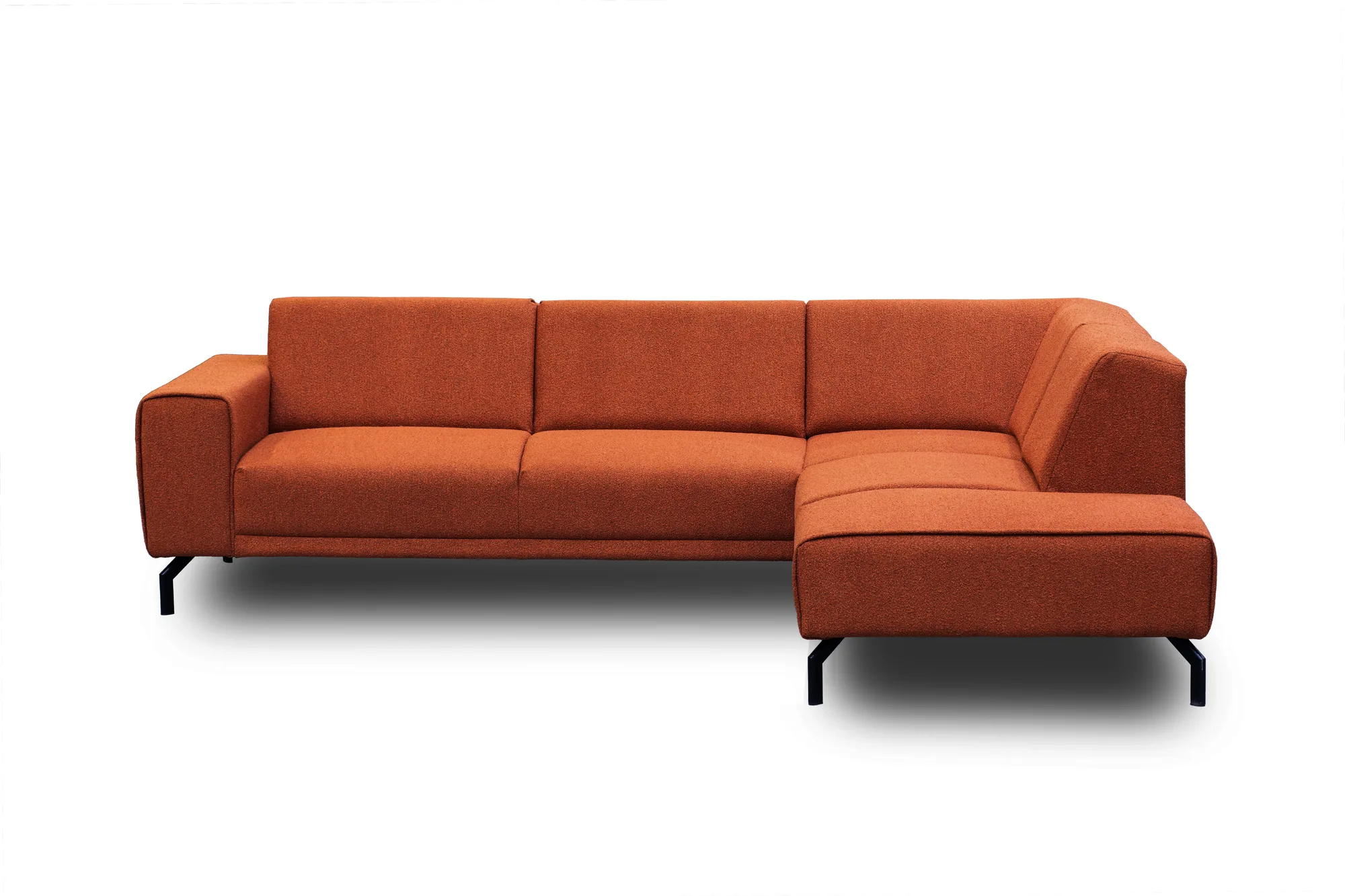 Ecksofa Montana (Stoff, Terrakotta) - Mokana Furniture