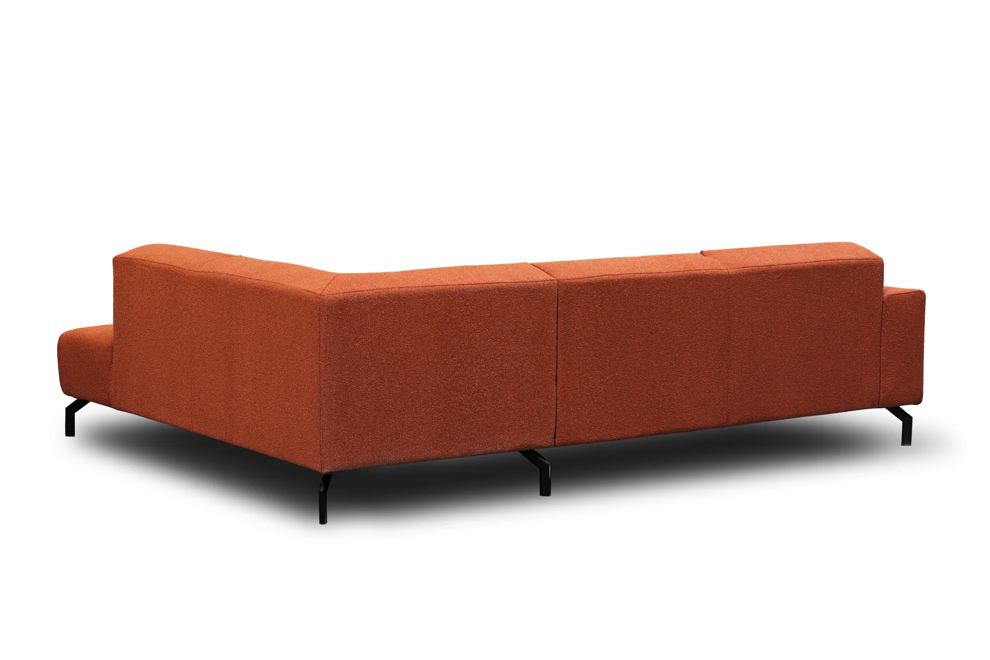 Ecksofa Montana (Stoff, Terrakotta) - Mokana Furniture