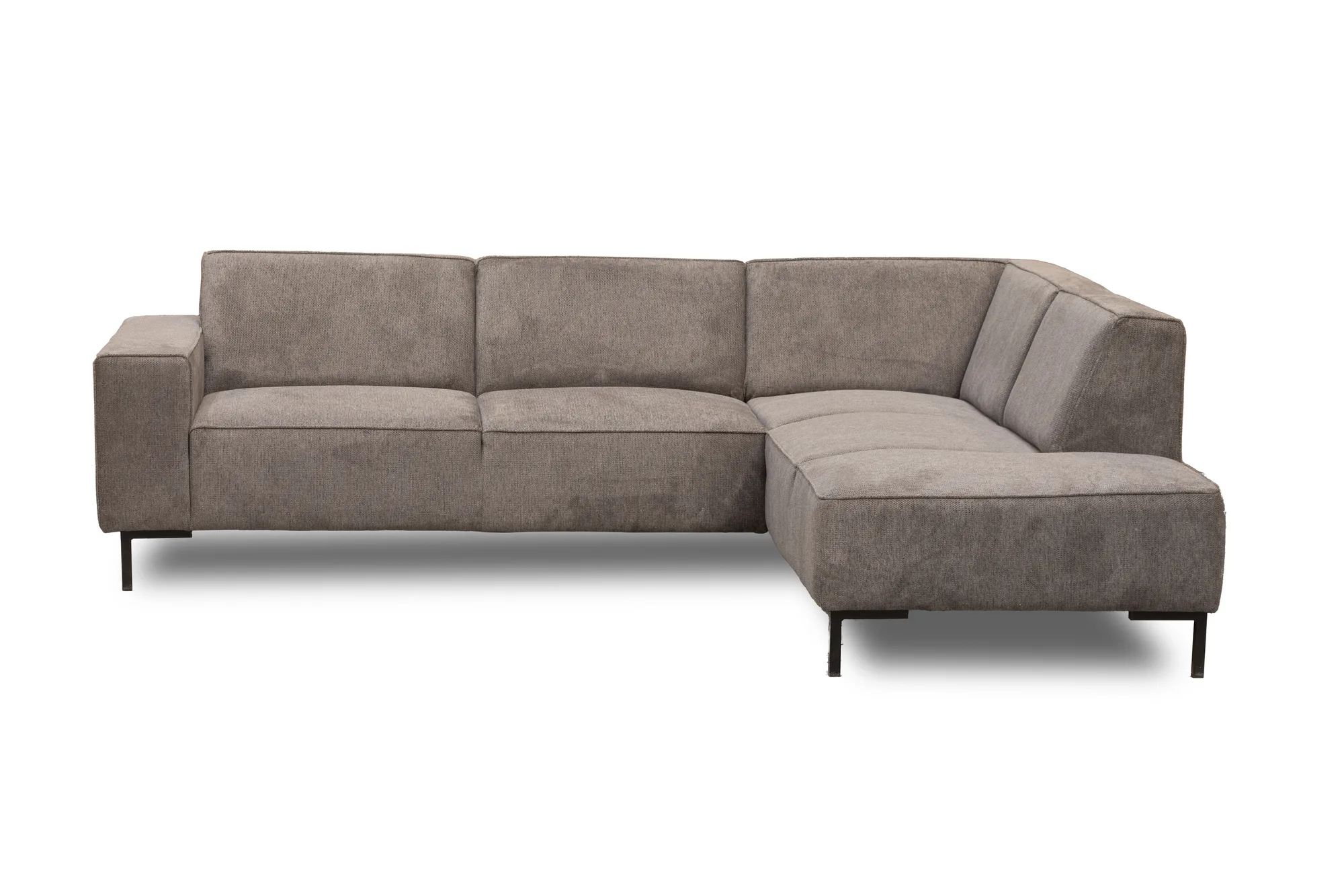 Ecksofa Riga (Stoff, Hellgrau) - Mokana Furniture