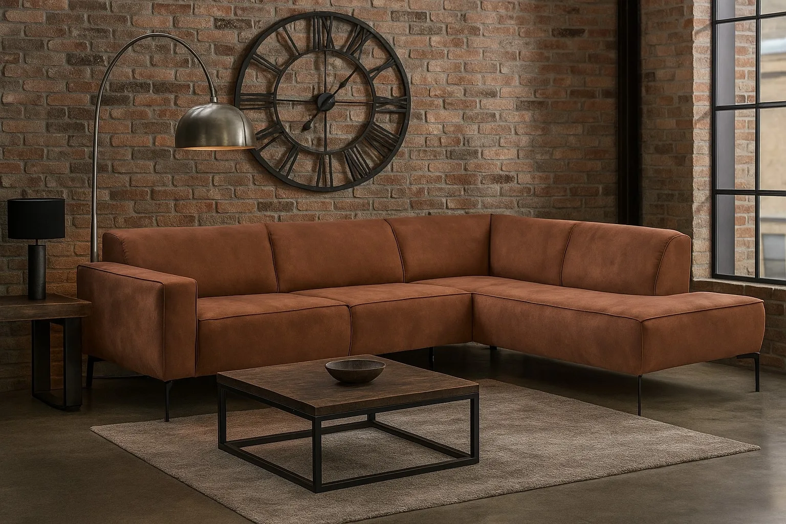 Ecksofa Stilo (Stoff, Grau) - Mokana Furniture