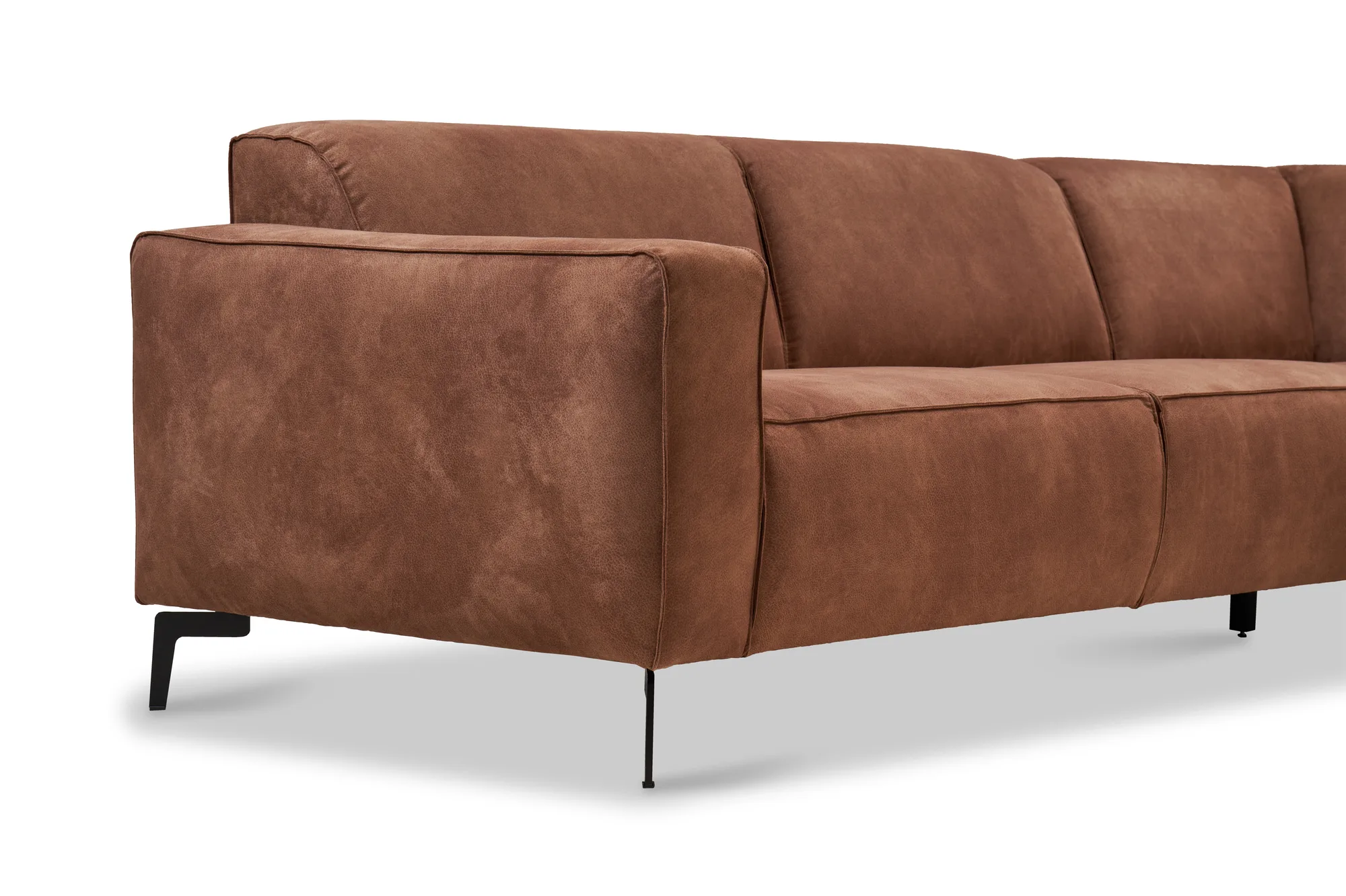Ecksofa Stilo (Stoff, Grau) - Mokana Furniture