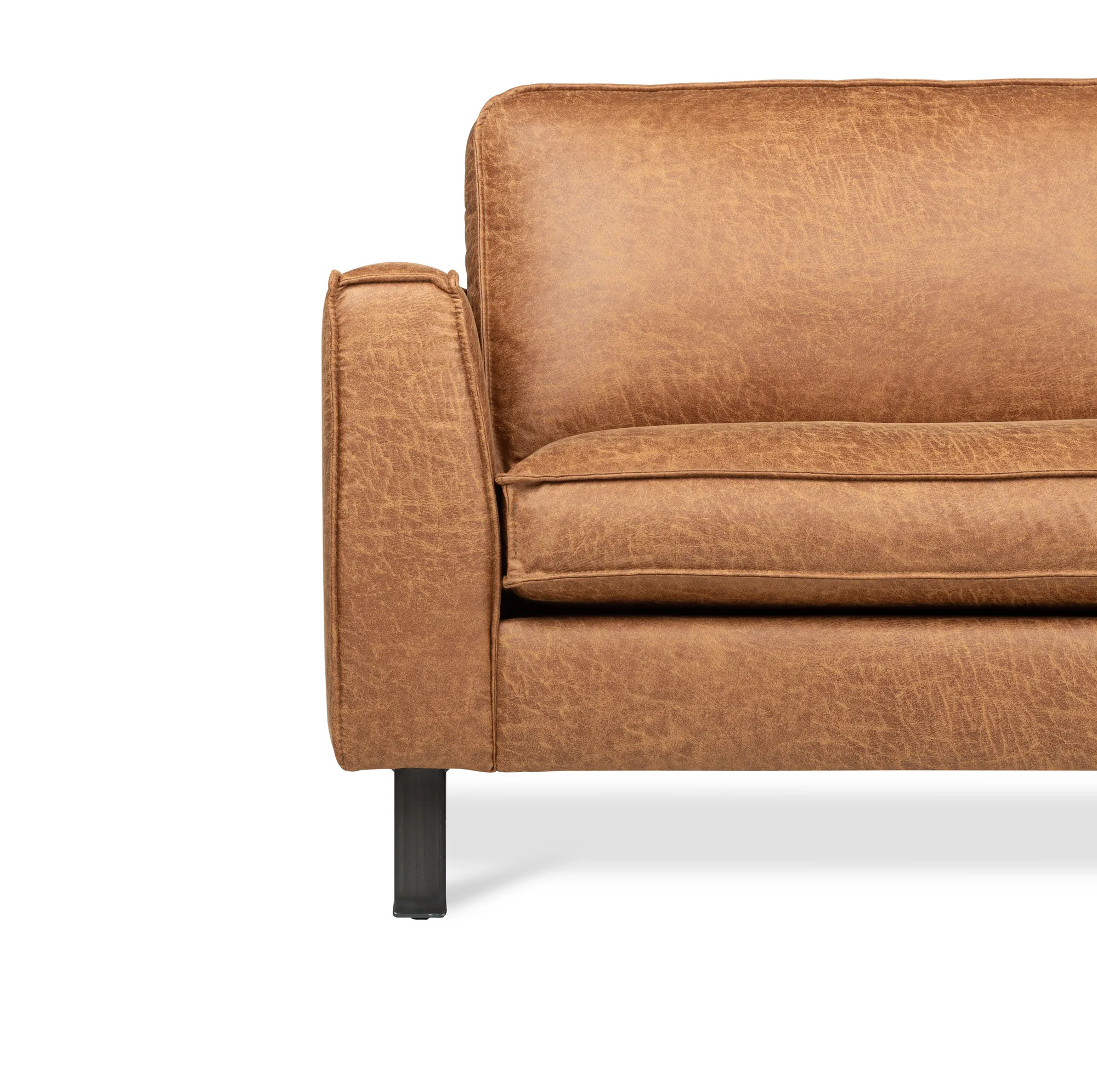 Ecksofa Turijn (Stoff, Cognac) - Mokana Furniture