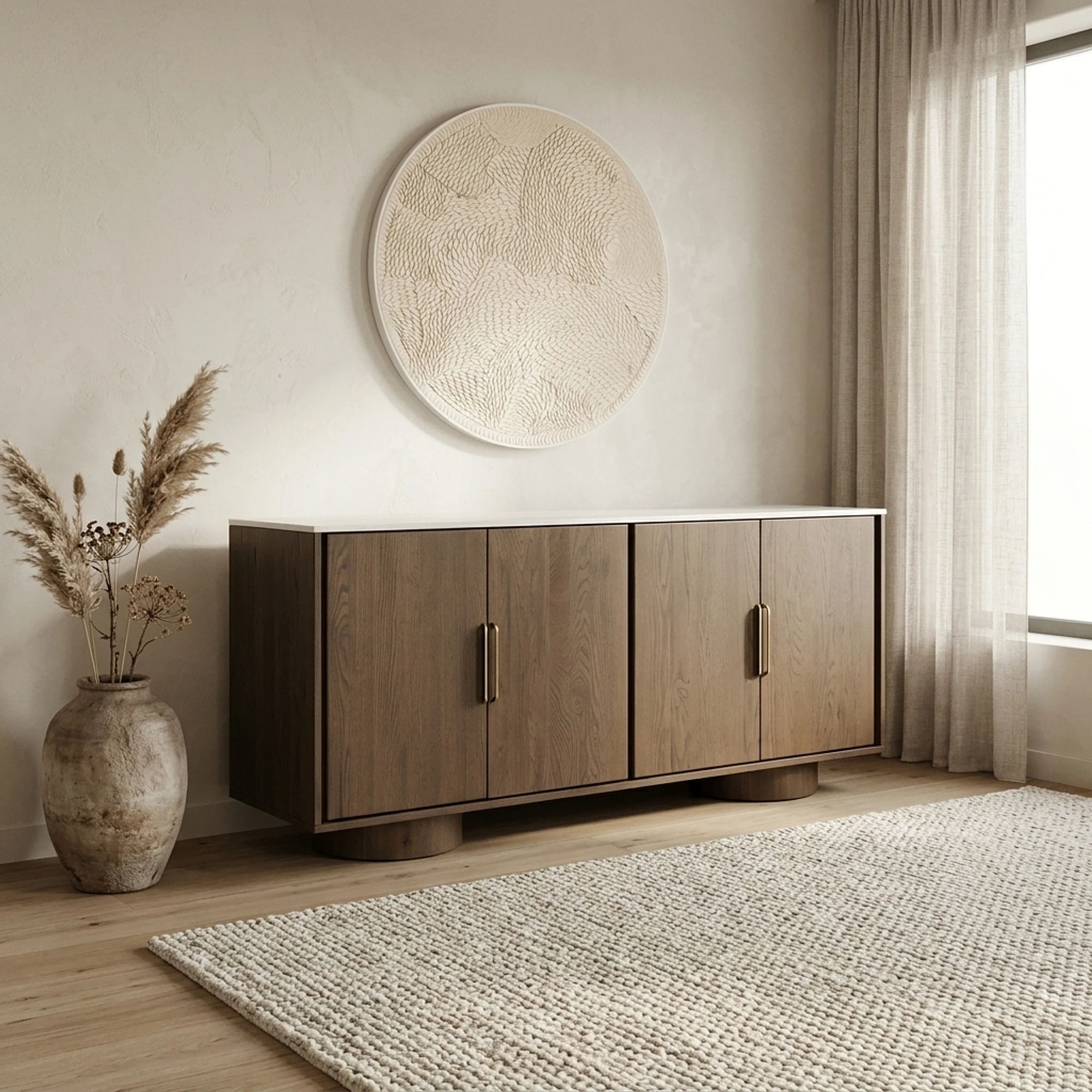 Sideboard Leandro Eichenfurnier - Eleonora