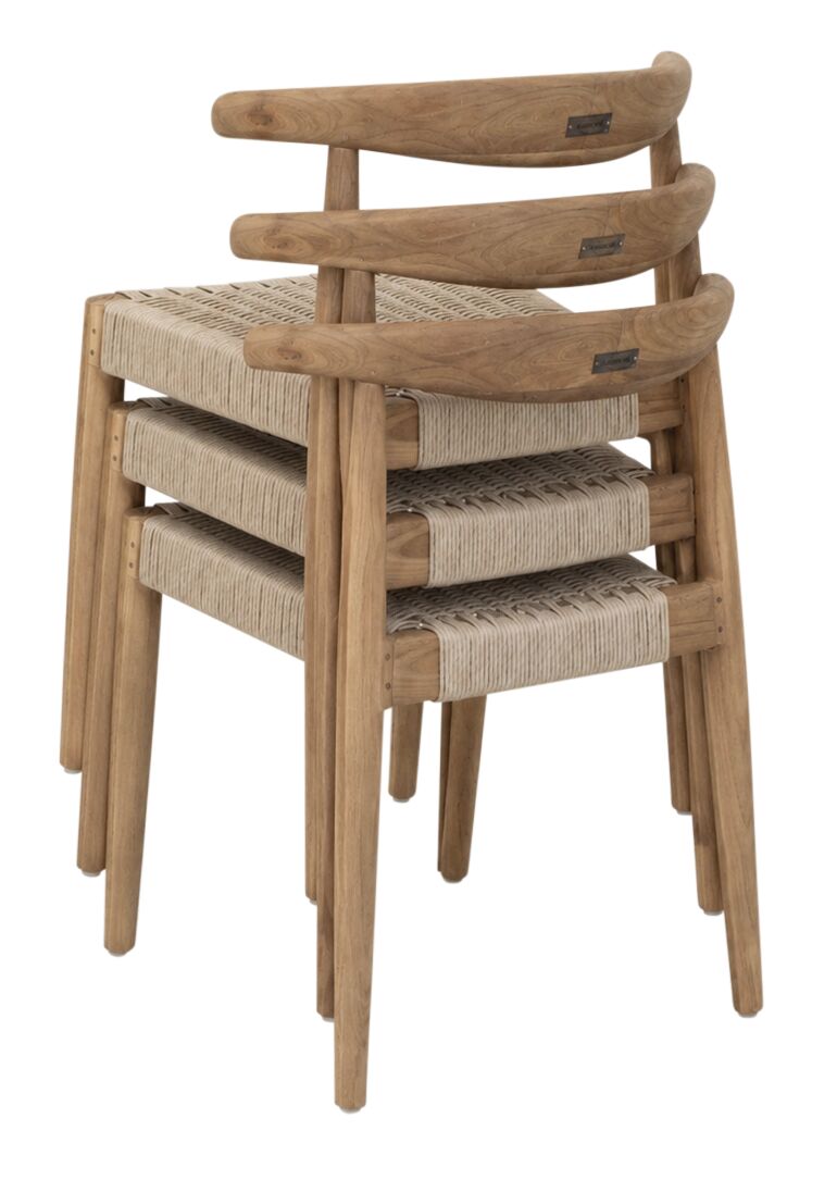 Eetkamerstoel Lima teakhout naturel - MUST Living