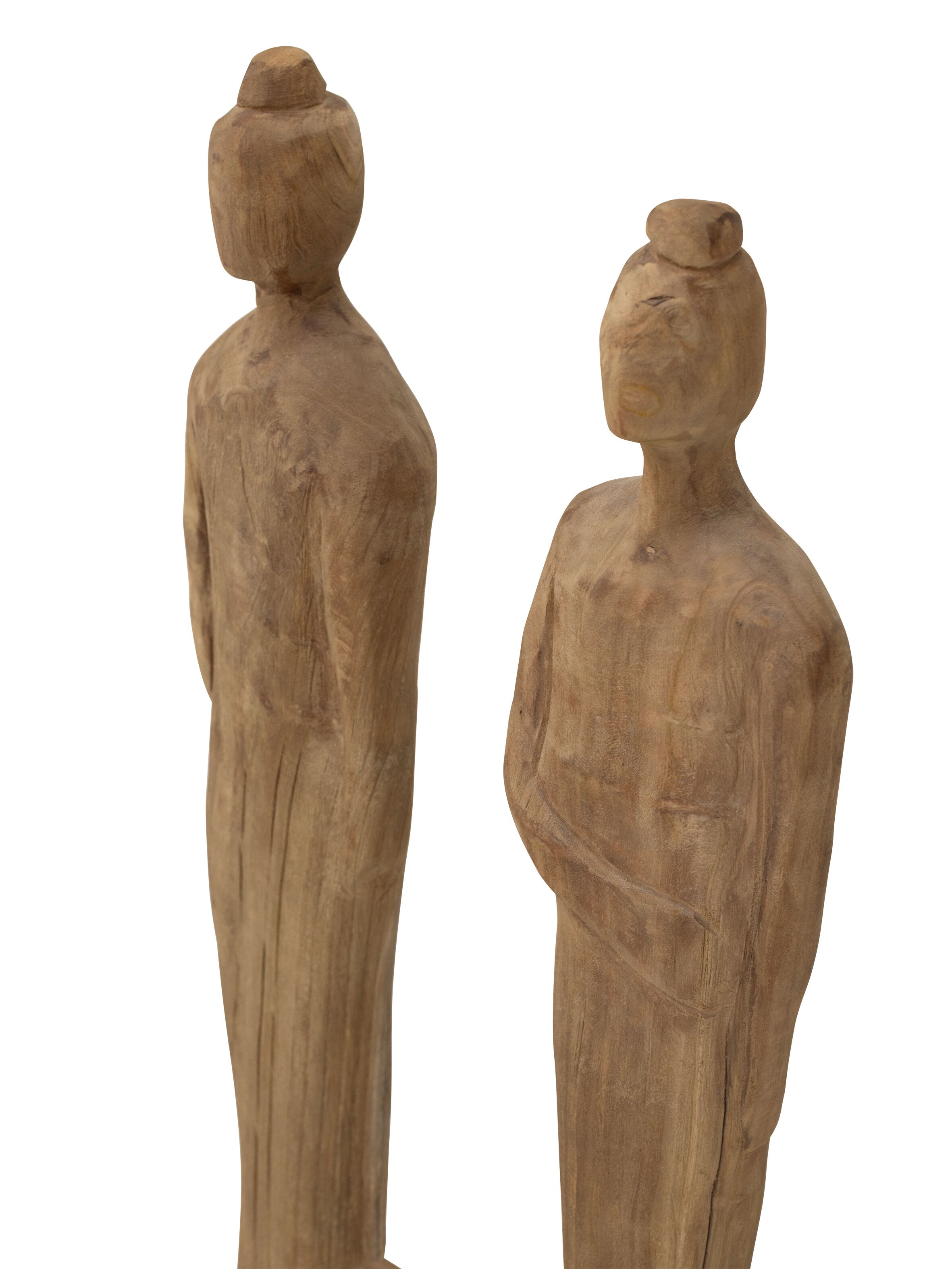 Statue Mr&Mrs Kim recyceltes Teakholz - MUST Living