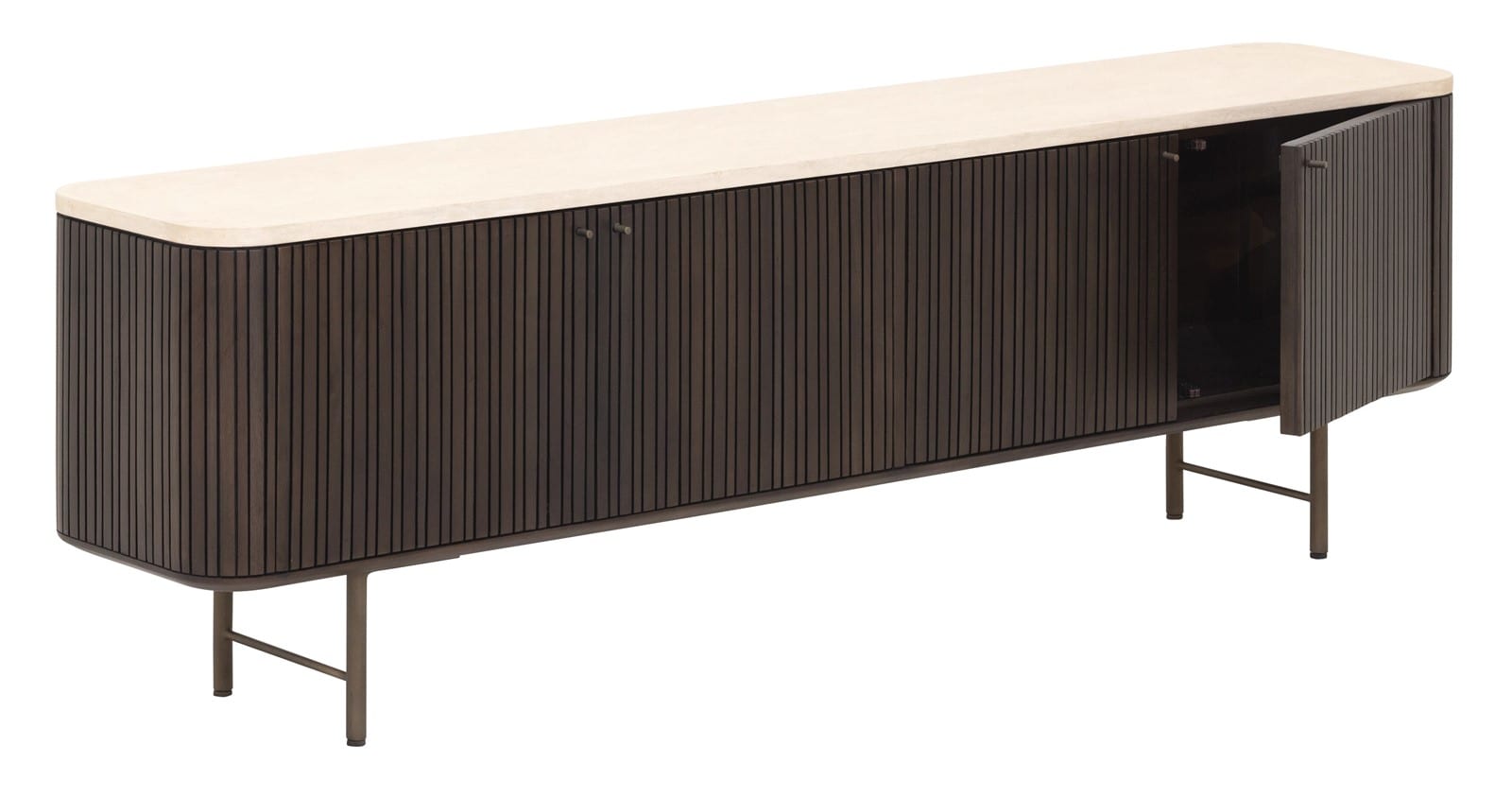 TV-Board Maroon mittel - DTP Home