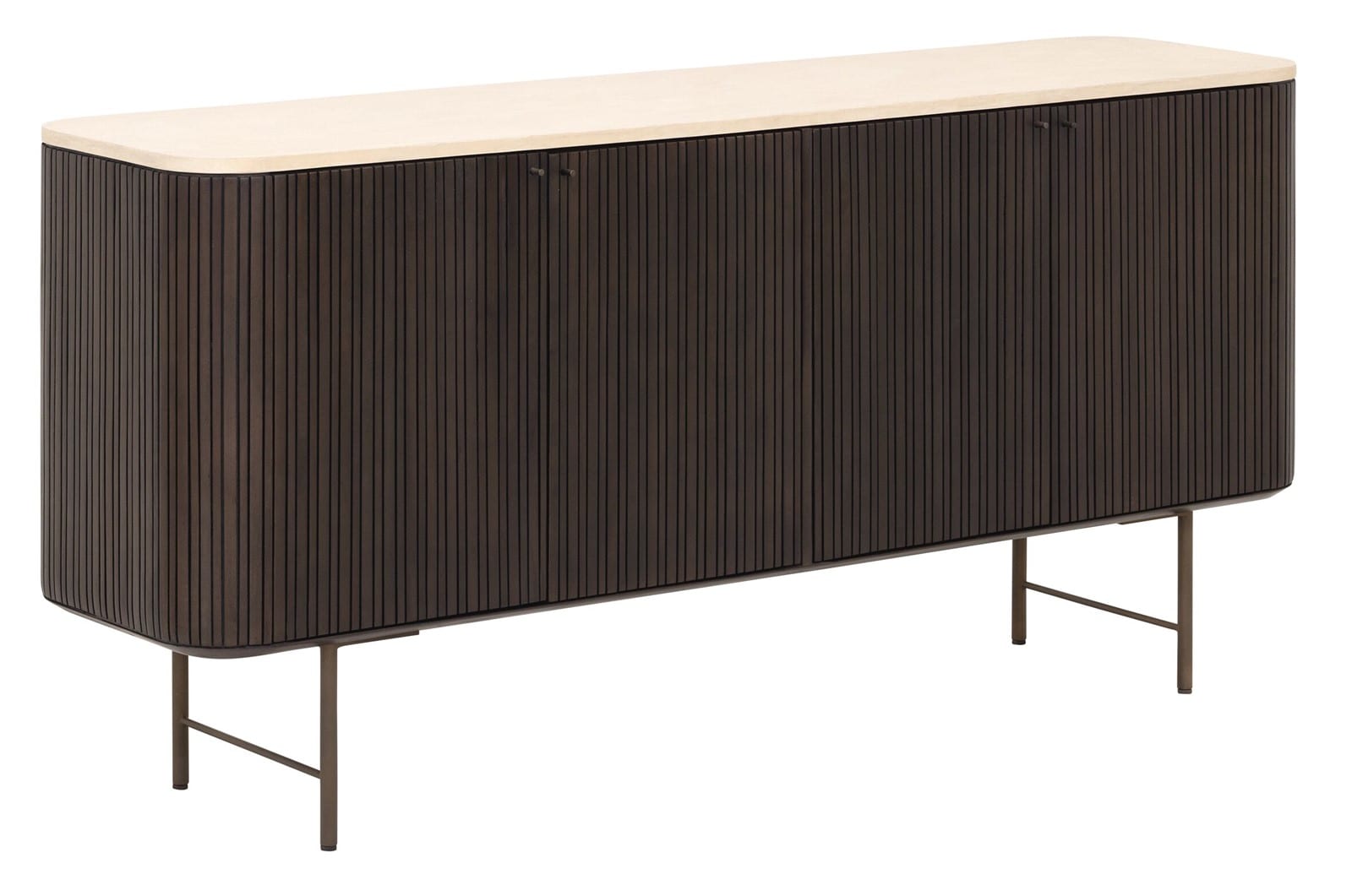 Dressoir Maroon 4-deurs - DTP Home
