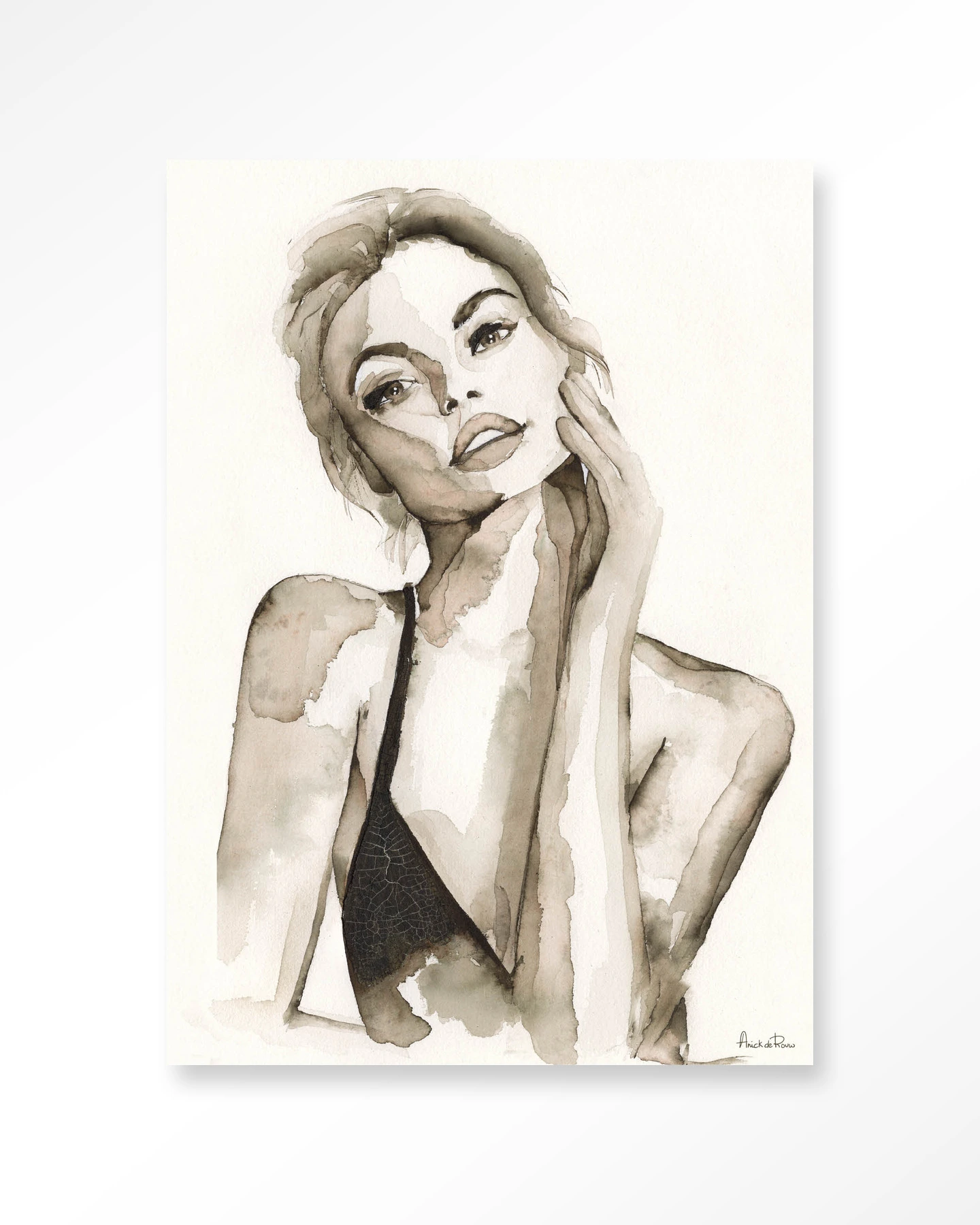 Wall Hanging A Woman's Face - Urban Cotton - Urban Cotton