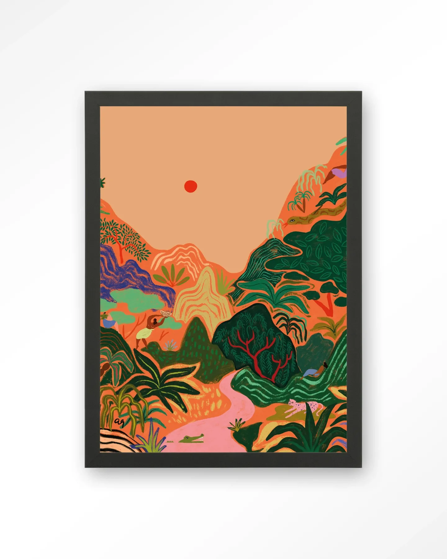 Wandkleed Hidden Paradise - Urban Cotton