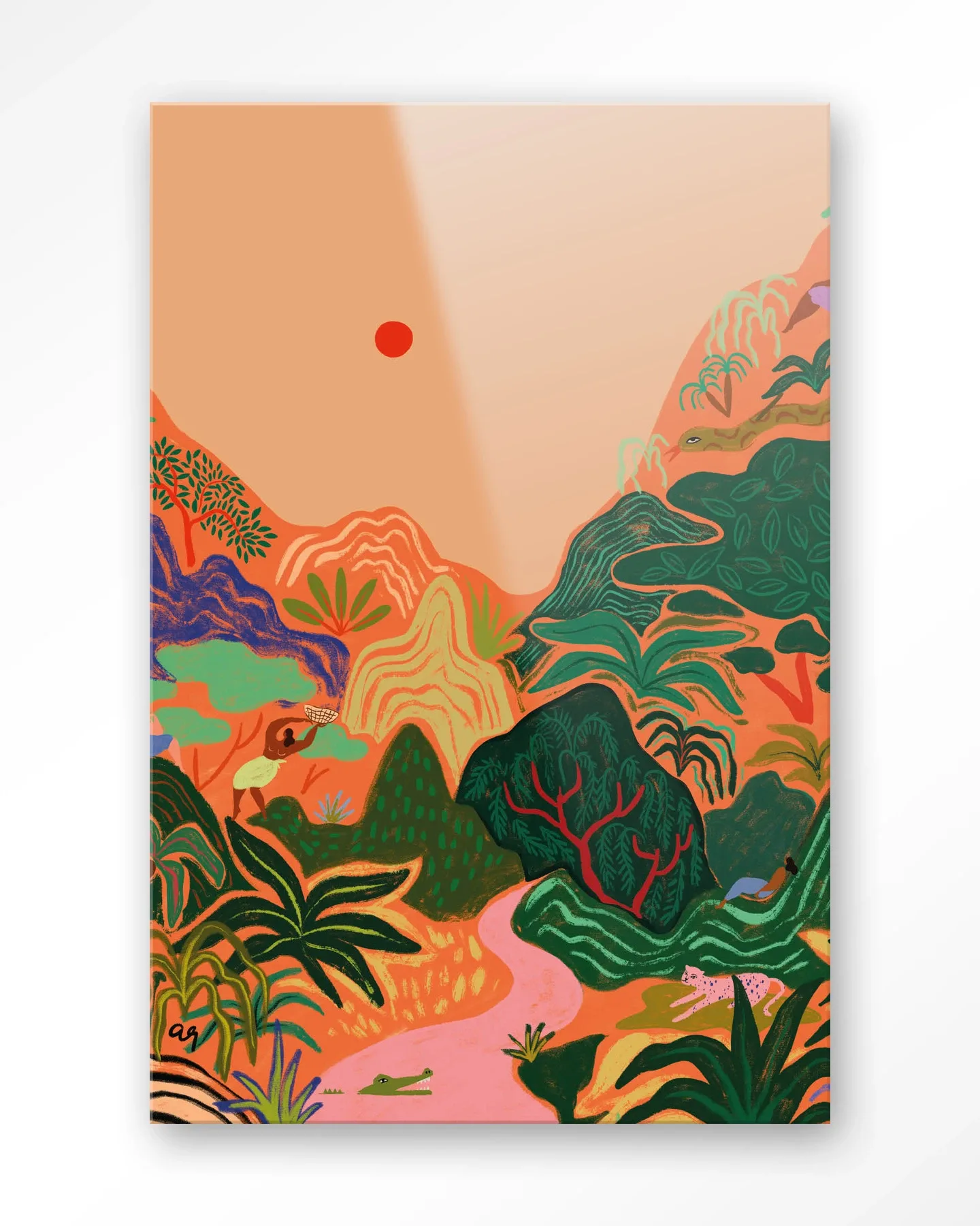 Wandkleed Hidden Paradise - Urban Cotton